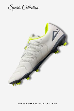 Puks Bexter Professional White Football Studs | Firm Ground Soccer Boots