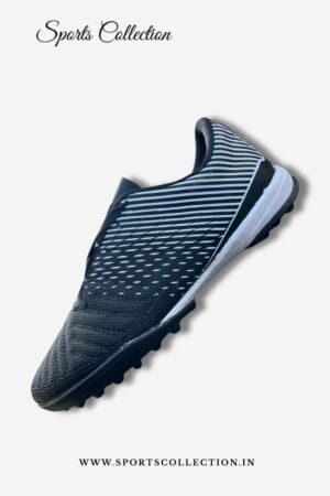 Kipsta Agility Black Turf Football Shoes for Men – Lightweight Grip Turf Boots