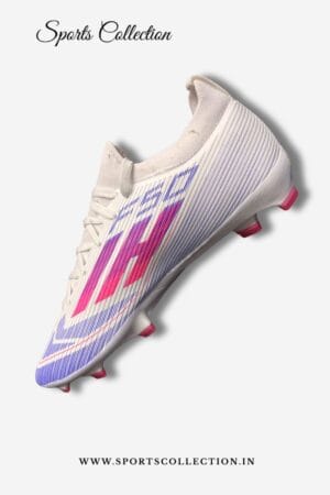 ANZA F50 New Edition Football Boots White Pink Blue – Lightweight Speed Soccer Cleats