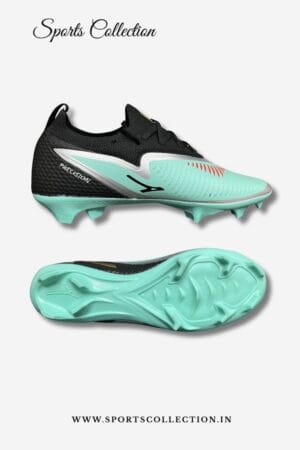 ANZA Precision Football Boots for Men – Lightweight FG Football Shoes Mint Green Black