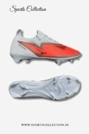 ANZA Precision Football Boots for Men – Lightweight FG Football Shoes Crimson Silver White