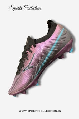 Anza June Football Boots for Men – Lightweight FG Football Shoes Pink & Black Gradient