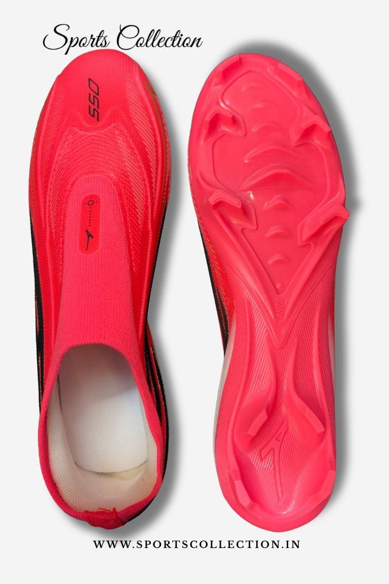 ANZA S50 Haloskin+ Football Boots for Men – Lightweight FG Soccer Cleats Pink Black