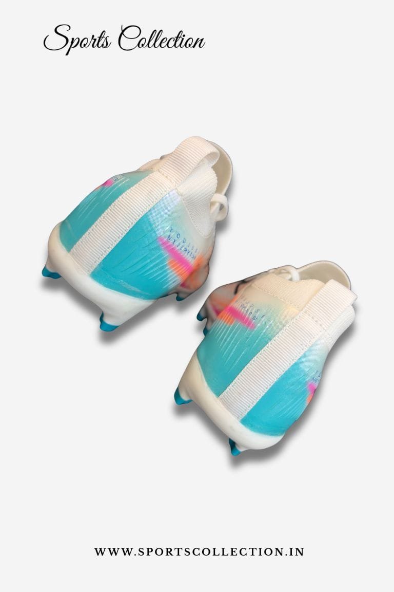 ANZA June Football Boots for Men – Lightweight FG Soccer Cleats White Blue Pink - Image 8