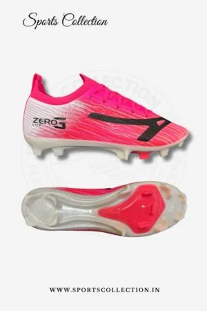 ANZA Zero G Lite Football Boots for Men – Lightweight Pink White Soccer Cleats