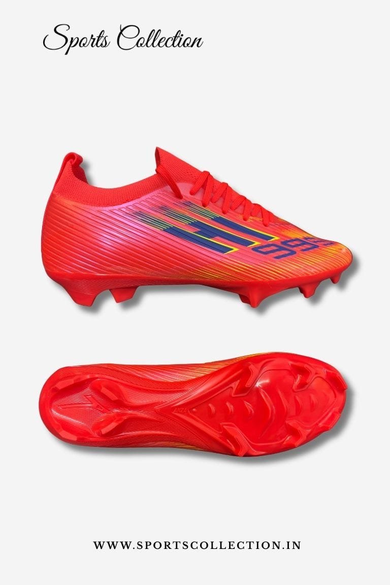 ANZA Hi 999 Football Boots for Men – Lightweight FG Soccer Cleats Red