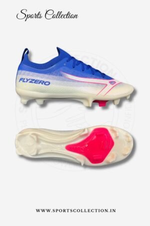 ANZA Flyzero Football Boots for Men – Blue White Soccer Cleats