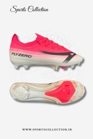 ANZA Flyzero Football Boots for Men – Lightweight Pink White Soccer Cleats