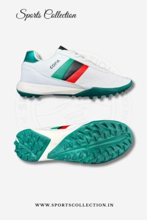 ANZA Copa Turf Football Shoes – Green Black Red Soccer Cleats